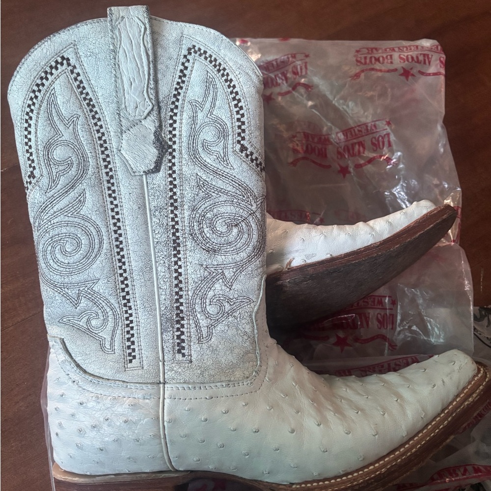 White Western Cowboy Boots